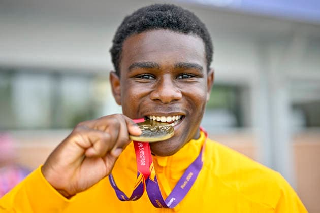 Sport Themen der Woche KW29 Sport Bilder des Tages Clesio DE CARVALHO (Germany, LG Steinlach-Zollern, Kugelstoss) ITA, European Atheltics U18 Championships, Athletics, 19.07.2026, ITA, European Atheltics U18 Championships, Athletics, 19.07.2026, *** Clesio DE CARVALHO Germany, Steinlach Zollern Regional Track and Field Club, Shot Put ITA, European Athletics U18 Championships, Athletics, July 19, 2026, ITA, European Athletics U18 Championships, Athletics, July 19, 2026, Copyright: xEibnerxPressefoto JanxPapenfussx EP_JPS