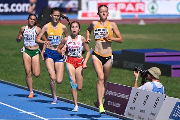 U18-Europameisterschaften Leichtathletik, Rieti Italien Luise Brzoska (GER Eintracht Frankfurt) bei den U18-Europameisterschaften Leichtathletik, Rieti Italien *** U18 European Athletics Championships, Rieti, Italy: Luise Brzoska (GER, Eintracht Frankfurt) at the U18 European Athletics Championships in Rieti, Italy Copyright: xBEAUTIFULxSPORTS DecaxText&Bildx