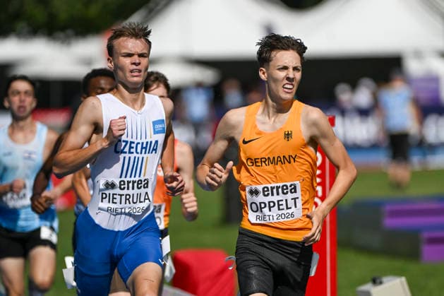 U18-Europameisterschaften Leichtathletik, Rieti Italien Emil Oppelt (GER SG Sempt) bei den U18-Europameisterschaften Leichtathletik, Rieti Italien *** U18 European Athletics Championships, Rieti, Italy: Emil Oppelt (GER) of SG Sempt at the U18 European Athletics Championships in Rieti, Italy Copyright: xBEAUTIFULxSPORTS DecaxText&Bildx