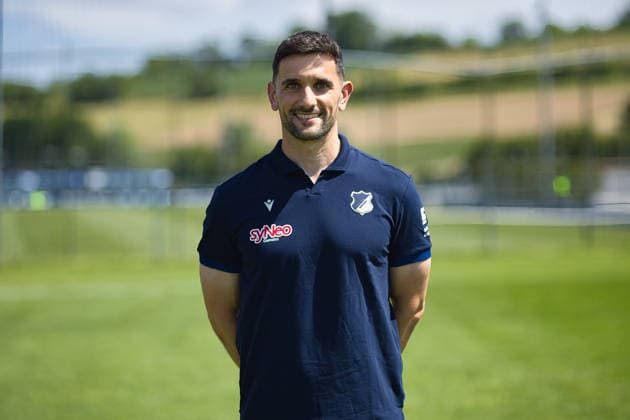 Marco Backfisch (Reha- und Athletiktrainer); TSG Hoffenheim II; 3.Liga, Portraittermin 2026 2027 Zuzenhausen *** Marco Backfisch, Rehabilitation and Athletic Trainer for TSG Hoffenheim II (3. Liga); portrait session scheduled for 2026–2027 in Zuzenhausen Copyright: xEibner-Pressefoto JoergxHirschx EP_JHH
