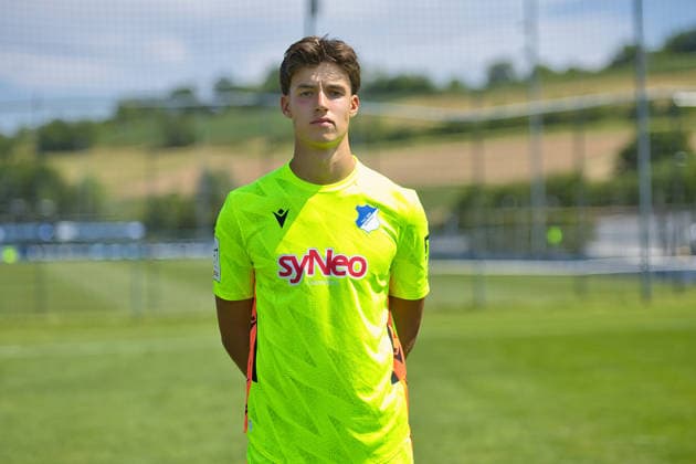Nico Biedermann; TSG Hoffenheim II; 3.Liga, Portraittermin 2026 2027 Zuzenhausen *** Nico Biedermann, TSG Hoffenheim II, 3. Liga, Photo Shoot 2026–2027, Zuzenhausen Copyright: xEibner-Pressefoto JoergxHirschx EP_JHH