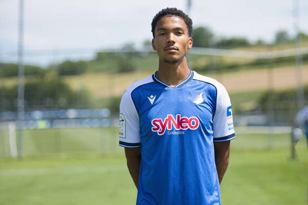 Tristan Spranger; TSG Hoffenheim II; 3.Liga, Portraittermin 2026 2027 Zuzenhausen *** Tristan Spranger, TSG Hoffenheim II, 3. Liga, Photo Shoot 2026–2027, Zuzenhausen Copyright: xEibner-Pressefoto JoergxHirschx EP_JHH