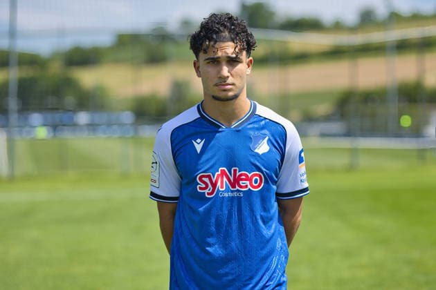 Zain Biazid; TSG Hoffenheim II; 3.Liga, Portraittermin 2026 2027 Zuzenhausen *** Zain Biazid, TSG Hoffenheim II, 3. Liga, Photo Shoot 2026–2027, Zuzenhausen Copyright: xEibner-Pressefoto JoergxHirschx EP_JHH