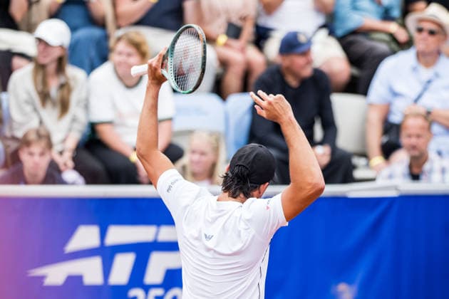 260719 Luciano Darderi of Italy reacts during day 7 of the Nordea Open on July 19, 2026 in Bastad. Photo: Niclas Jönsson BILDBYRAN COP 273 NO0430 tennis ATP, Tennis Herren 250 nordea open bbeng final *** 260719 Luciano Darderi of Italy reacts during Day 7 of the Nordea Open on July 19, 2026, in Bastad. Photo: Niclas Jönsson, BILDBYRAN COP 273 NO0430 tennis atp 250 nordea open bbeng final  Copyright: NICLASxJÖNSSON BB260719NO127