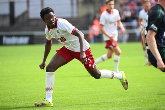 Sporting Hasselt v Royal Antwerp FC - Jupiler Pro League Friendly HASSELT, BELGIUM - JULY 19 : Fofana Modibo midfielder of Royal Antwerp FC during the Jupiler Pro League friendly match between Sporting Hasselt and Royal Antwerp FC on July 19, 2026 in Hasselt, Belgium, 19 07 2026 Hasselt Belgium  Copyright: xVincentxKalutx