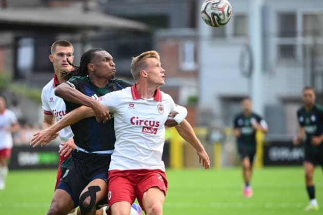 Sporting Hasselt v Royal Antwerp FC - Jupiler Pro League Friendly HASSELT, BELGIUM - JULY 19 : Somers Thibo midfielder of Royal Antwerp FC during the Jupiler Pro League friendly match between Sporting Hasselt and Royal Antwerp FC on July 19, 2026 in Hasselt, Belgium, 19 07 2026 Hasselt Belgium  Copyright: xVincentxKalutx