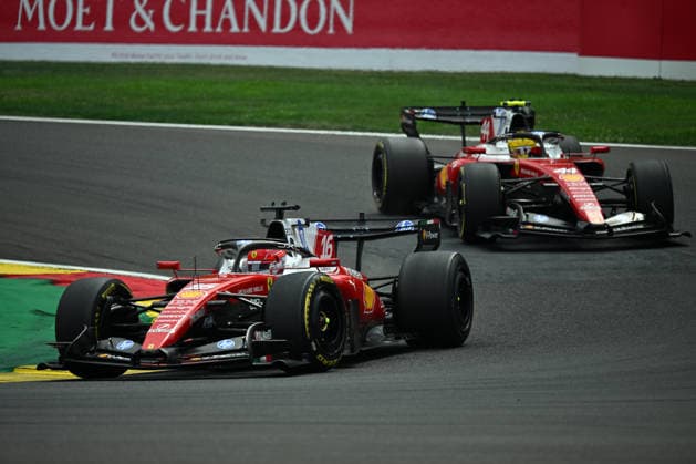 Formula 1 Belgian Grand Prix SPA, BELGIUM - JULY 19: Charles Leclerc of Ferrari takes part in the Formula 1 Belgian Grand Prix at the Circuit de Spa-Francorchamps in Spa, Belgium, on July 19, 2026. Dursun Aydemir Anadolu Spa Belçika. Editorial use only. Please get in touch for any other usage.  Copyright: x2026xAnadoluxDursunxAydemirx