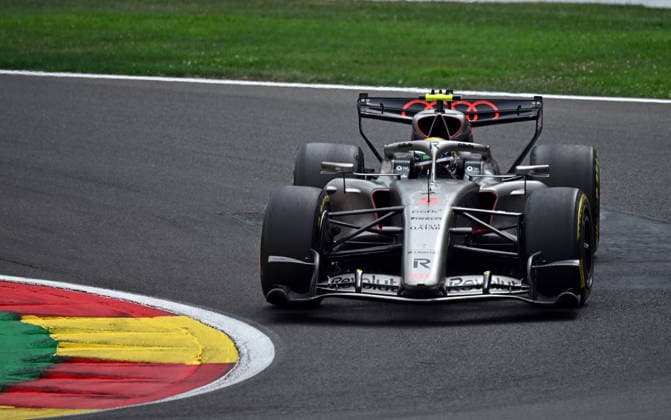 Formula 1 Belgian Grand Prix SPA, BELGIUM - JULY 19: Gabriel Bortoleto of Audi takes part in the Formula 1 Belgian Grand Prix at the Circuit de Spa-Francorchamps in Spa, Belgium, on July 19, 2026. Dursun Aydemir Anadolu Spa Belçika. Editorial use only. Please get in touch for any other usage.  Copyright: x2026xAnadoluxDursunxAydemirx