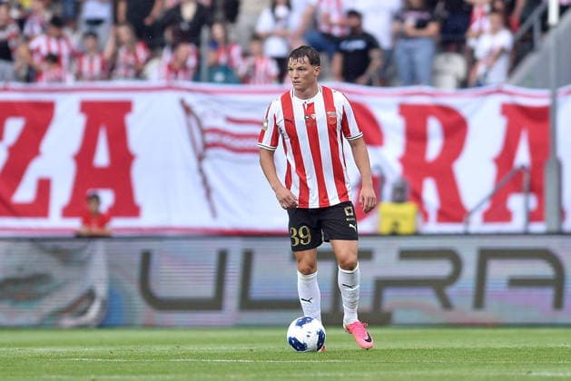 2026.07.19 Krakow Pilka nozna , sezon 2026 27 , sparing , mecz sparingowy , mecz towarzyski w ramach obchodow jubileuszu Cracovii Cracovia Krakow - Sevilla FC N z Mauro Perkovic Foto Krzysztof Porebski PressFocus 2026.07.19 Krakow Football , friendly game , anniversary of Cracovia , 2026 2027 season Cracovia Krakow - Sevilla FC Mauro Perkovic Credit: Krzysztof Porebski PressFocus NEWSPIX.PL --- newspix.pl 