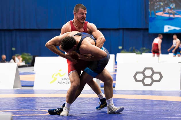 Wrestling Ranking Series Polyak & Janos & Istvan Memorial 97kg GR - Lucas Alexandros Lazogianis (GER) df. Mohamed Ali Elsayed Gabr (EGY) *** Wrestling Ranking Series: Janos Istvan Polyak Memorial, 97 kg GR: Lucas Alexandros Lazogianis (GER) def. Mohamed Ali Elsayed Gabr (EGY)