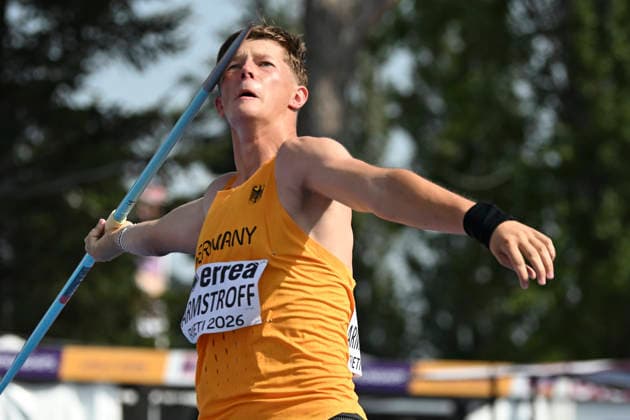 U18-Europameisterschaften Leichtathletik, Rieti Italien Vincent Armstroff (GER SV Halle) bei den U18-Europameisterschaften Leichtathletik, Rieti Italien *** U18 European Athletics Championships, Rieti, Italy Vincent Armstroff (GER, SV Halle) at the U18 European Athletics Championships in Rieti, Italy Copyright: xBEAUTIFULxSPORTS DecaxText&Bildx