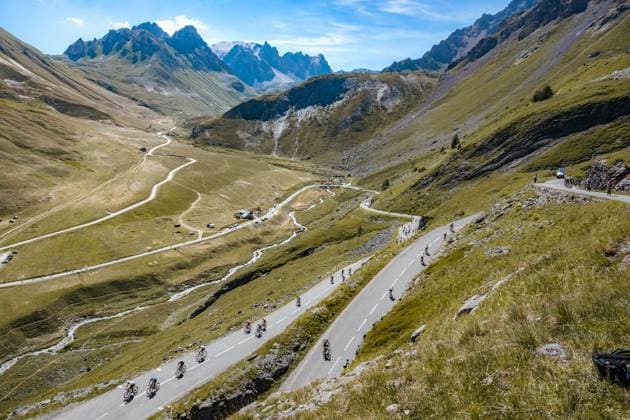 ETAPE DU TOUR 2026 PHOTOPQR LE DAUPHINE Jean-Baptiste BORNIER ; Le Bourg-d Oisans ; 19 07 2026 ; Le Bourg-d Oisans (Isère), le dimanche 19 juillet 2026. Près de 16 000 cyclistes ont participé à l Etape du Tour entre le Bourg-d Oisans et l Alpe D Huez. Sur la montée du Galibier. Photo : Le DL Jean-Baptiste Bornier - CYCLING TOUR DE FRANCE STAGE 15 stage 15 of the 2026 Tour de France cycling race, a stage of 184km from Champagnole to Plateau de Solaison, on Sunday 19 July 2026. The 113th edition of the Tour de France starts on Saturday 4 July in Barcelona, Spain, and will finish in Paris, France on the 26th of July. Le Bourg-d Oisans Isère Rhône-Alpes France  Copyright: xPHOTOPQR LExDAUPHINE MAXPPPxJean-BaptistexBORNIERx 20260719JDL8573 20260719JDL8573