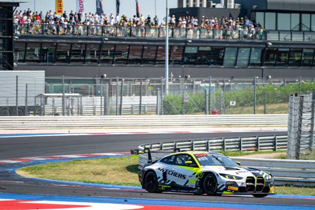 IPA86811066 - Max HESSE and Valentino ROSSI driving the ( 46) BMW M4 GT3 EVO for Team WRT during Round 5 of the GT World Challenge at Misano, Italy, on July 19, 2026  Copyright: xLucaxRossini IPAxSportx xx 86811066
