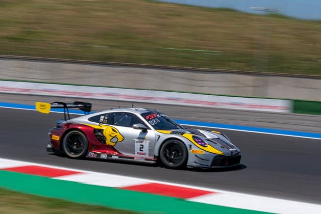 IPA86811078 - Morris SCHURING and Dorian BOCCOLACCI driving the ( 2) Porsche 911 GT3 R (992) EVO for Team Boutsen VDS during Round 5 of the GT World Challenge at Misano, Italy, on July 19, 2026  Copyright: xLucaxRossini IPAxSportx xx 86811078