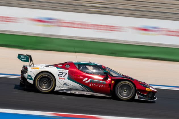 IPA86811081 - Marco PULCINI and David FUMANELLI driving the ( 27) Ferrari 296 GT3 EVO for Kessel Racing during Round 5 of the GT World Challenge at Misano, Italy, on July 19, 2026  Copyright: xLucaxRossini IPAxSportx xx 86811081