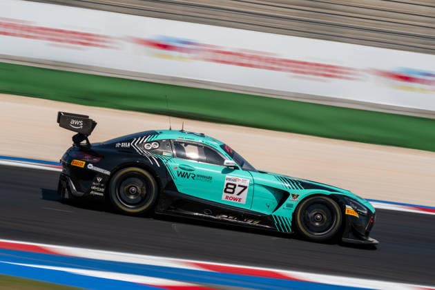 IPA86811082 - Marvin DIENST and Rinat SALIKHOV driving the ( 87) Mercedes-AMG GT3 EVO for Winward Racing during Round 5 of the GT World Challenge at Misano, Italy, on July 19, 2026  Copyright: xLucaxRossini IPAxSportx xx 86811082