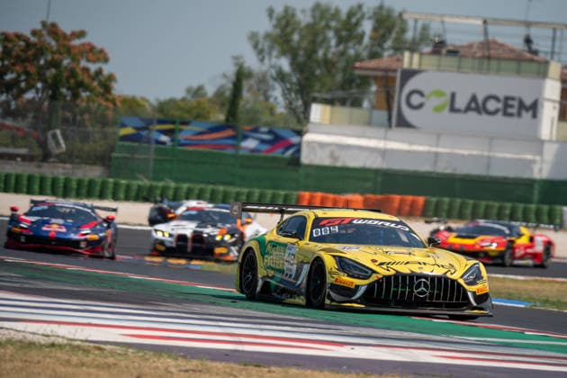 IPA86811084 - Lucas AUER and Maro ENGEL driving the ( 48) Mercedes-AMG GT3 EVO for Team Winward Racing during Round 5 of the GT World Challenge at Misano, Italy, on July 19, 2026  Copyright: xLucaxRossini IPAxSportx xx 86811084