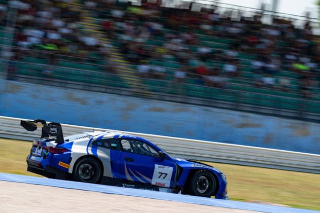IPA86811249 - Jop RAPPANGE and David PITTARD driving the ( 77) BMW M4 GT3 EVO for KPX Motorsport during Round 5 of the GT World Challenge at Misano, Italy, on July 19, 2026  Copyright: xLucaxRossini IPAxSportx xx 86811249