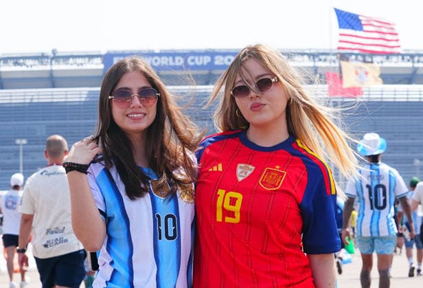 Spain v Argentina - FIFA World Cup, WM, Weltmeisterschaft, Fussball 2026 - Final NEW JERSEY, UNITED STATES - JULY 19: Fans gather prior the FIFA World Cup 2026 Final match between Spain and Argentina at New Jersey Stadium (MetLife Stadium) in East Rutherford, New Jersey, USA, on July 19, 2026. Evrim Aydin Anadolu New Jersey United States. Editorial use only. Please get in touch for any other usage.  Copyright: x2026xAnadoluxEvrimxAydinx
