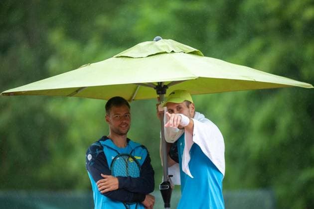 TENNIS - 2. TENNIS-BUNDESLIGA SÜD I TC RUHLA 92 HEIMSPIEL TC RW MRH TROWE SPRENDLINGEN ** NUR FÜR REDAKTIONELLE ZWECKE ** EDITORIAL USE ONLY **<p>19 07 2026-Erfurt: Tennis Herren 2. Tennis-Bundesliga Süd I TC Ruhla 92 TC RW MRH Trowe Sprendlingen Tennisanlage Binderslebener Landstraße Herren Doppel im Foto: Michel Hopp (Tennisclub Ruhla 92 e.V.), links, Kirill Kivattsev 7 (Tennisclub Ruhla 92 e.V.), rechts ( Deutschland Thueringen Erfurt Copyright: SaschaxFromm *** TENNIS 2 TENNIS BUNDESLIGA SOUTH I TC RUHLA 92 HOME MATCH TC RW MRH TROWE SPRENDLINGEN ** FOR EDITORIAL USE ONLY ** EDITORIAL USE ONLY ** July 19, 2026 Erfurt Men’s Tennis 2 Tennis Bundesliga South I TC Ruhla 92 vs. TC RW MRH Trowe Sprendlingen Tennis Facility on Binderslebener Landstraße Men’s doubles in the photo: Michel Hopp, Tennisclub Ruhla 92 e.V., left, Kirill Kivattsev 7, Tennis Club Ruhla 92 e.V., right, Germany, Thuringia, Erfurt. Copyright SaschaxFromm Copyright: SaschaxFromm doc86sb405ekgh18kerm19jf ,EDITORIAL USE ONLY