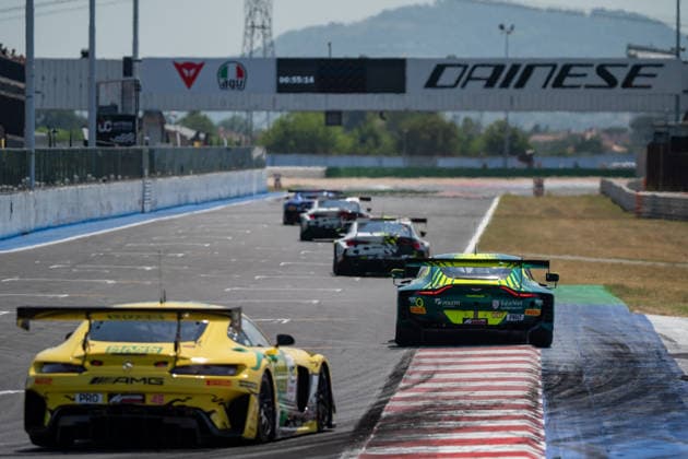 MOTORSPORTS - GT World Challenge - Misano - Round 5 Photo by IPA ABACAPRESS.COM86811094 - Nicki THIIM and Kobe PAUWELS driving the ( 7) Aston Martin Vantage AMR GT3 EVO for Comtoyou Racing during Round 5 of the GT World Challenge at Misano, Italy, on July 19, 2026 Misano Italy  Copyright: xIPAxSport ABACAx