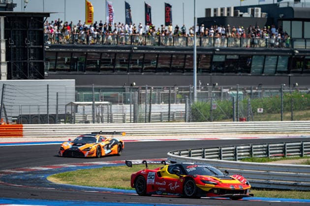 MOTORSPORTS - GT World Challenge - Misano - Round 5 Photo by IPA ABACAPRESS.COM86811076 - Arthur LECLERC and Thomas NEUBAUER driving the ( 50) Ferrari 296 GT3 EVO for AF Corse during Round 5 of the GT World Challenge at Misano, Italy, on July 19, 2026 Misano Italy  Copyright: xIPAxSport ABACAx