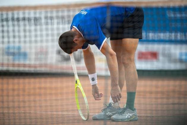 TENNIS - 2. TENNIS-BUNDESLIGA SÜD I TC RUHLA 92 HEIMSPIEL TC RW MRH TROWE SPRENDLINGEN ** NUR FÜR REDAKTIONELLE ZWECKE ** EDITORIAL USE ONLY **<p>19 07 2026-Erfurt: Tennis Herren 2. Tennis-Bundesliga Süd I TC Ruhla 92 TC RW MRH Trowe Sprendlingen Tennisanlage Binderslebener Landstraße Herren Einzel im Foto: Nerman Fatic 6 (TC RW MRH Trowe Sprendlingen) ( Deutschland Thueringen Erfurt Copyright: SaschaxFromm *** TENNIS 2 TENNIS BUNDESLIGA SOUTH I TC RUHLA 92 HOME MATCH TC RW MRH TROWE SPRENDLINGEN ** FOR EDITORIAL PURPOSES ONLY ** EDITORIAL USE ONLY ** July 19, 2026 Erfurt Men’s Tennis 2 Tennis Bundesliga South I TC Ruhla 92 TC RW MRH Trowe Sprendlingen Tennis Facility, Binderslebener Landstraße Men’s Singles in the photo: Nerman Fatic 6 TC RW MRH Trowe Sprendlingen Germany Thuringia Erfurt Copyright SaschaxFromm Copyright: SaschaxFromm doc86sb5tezpvqw628xaj2 ,EDITORIAL USE ONLY