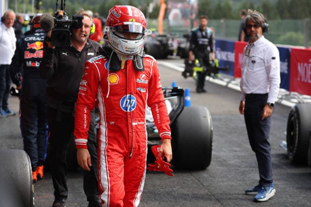 F1 Grand Prix of Belgium Charles Leclerc of Scuderia Ferrari HP at the end of the F1 Grand Prix of Belgium at Spa-Francorchamps on July 19, 2026 in Stavelot, Belgium. Stavelot Spa-Francorchamps Belgium Copyright: xBasilex
