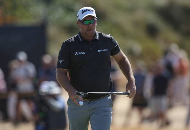 154th Open Golf Championships - Round 4 Ryan Fox of Australia reacts on the 8th green during the fourth round of the British Open Golf Championships at Royal Birkdale in Southport, Britain, 19 July 2026. SOUTHPORT UNITED KINGDOM  Copyright: xADAMxVAUGHANx