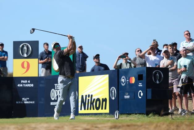 154th Open Golf Championships - Round 4 Ryan Fox of Australia in action on the 9th tee during the fourth round of the British Open Golf Championships at Royal Birkdale in Southport, Britain, 19 July 2026. SOUTHPORT UNITED KINGDOM  Copyright: xADAMxVAUGHANx