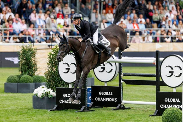 RIESENBECK - Longines Global Champions Tour of Riesenbeck 2026, RIESENBECK - Longines Global Champions Tour of Riesenbeck 2026 EHNING Marcus (GER), Coolio 42 Longines GCT Grand Prix of Riesenbeck CSI5* - Int. jumping competition against the clock with jump-off (1.60 m) Riesenbeck, Riesenbeck International 19. July 2026 - *** RIESENBECK Longines Global Champions Tour of Riesenbeck 2026, RIESENBECK Longines Global Champions Tour of Riesenbeck 2026 EHNING Marcus GER, Coolio 42 Longines GCT Grand Prix of Riesenbeck CSI5* International show jumping competition against the clock with a jump-off, 160 m, Riesenbeck, Riesenbeck International, July 19, 2026