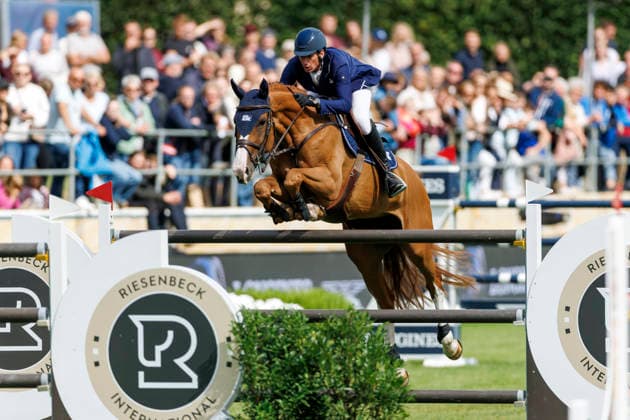RIESENBECK - Longines Global Champions Tour of Riesenbeck 2026, RIESENBECK - Longines Global Champions Tour of Riesenbeck 2026 DEUSSER Daniel (GER), Pepita van T Meulenhof BR Longines GCT Grand Prix of Riesenbeck CSI5* - Int. jumping competition against the clock with jump-off (1.60 m) Riesenbeck, Riesenbeck International 19. July 2026 - *** RIESENBECK Longines Global Champions Tour of Riesenbeck 2026, RIESENBECK Longines Global Champions Tour of Riesenbeck 2026 DEUSSER Daniel GER, Pepita van T Meulenhof BR Longines GCT Grand Prix of Riesenbeck CSI5* International show jumping competition against the clock with a jump-off, 160 m, Riesenbeck, Riesenbeck International, July 19, 2026