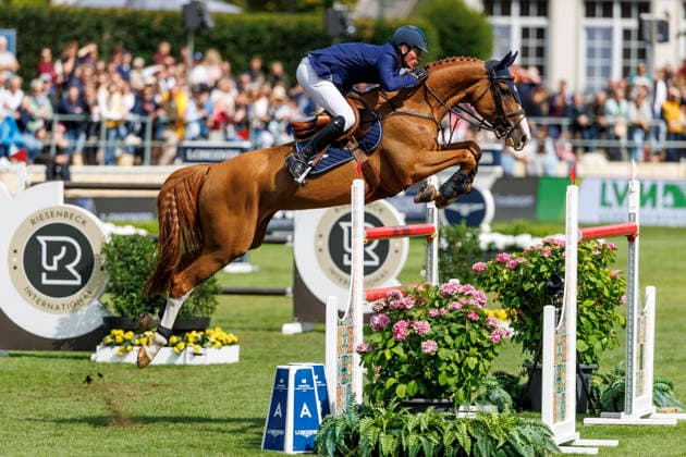 RIESENBECK - Longines Global Champions Tour of Riesenbeck 2026, RIESENBECK - Longines Global Champions Tour of Riesenbeck 2026 DEUSSER Daniel (GER), Pepita van T Meulenhof BR Longines GCT Grand Prix of Riesenbeck CSI5* - Int. jumping competition against the clock with jump-off (1.60 m) Riesenbeck, Riesenbeck International 19. July 2026 - *** RIESENBECK Longines Global Champions Tour of Riesenbeck 2026, RIESENBECK Longines Global Champions Tour of Riesenbeck 2026 DEUSSER Daniel GER, Pepita van T Meulenhof BR Longines GCT Grand Prix of Riesenbeck CSI5* International show jumping competition against the clock with a jump-off, 160 m, Riesenbeck, Riesenbeck International, July 19, 2026