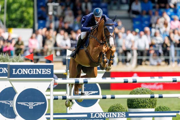 RIESENBECK - Longines Global Champions Tour of Riesenbeck 2026, RIESENBECK - Longines Global Champions Tour of Riesenbeck 2026 DEUSSER Daniel (GER), Pepita van T Meulenhof BR Longines GCT Grand Prix of Riesenbeck CSI5* - Int. jumping competition against the clock with jump-off (1.60 m) Riesenbeck, Riesenbeck International 19. July 2026 - *** RIESENBECK Longines Global Champions Tour of Riesenbeck 2026, RIESENBECK Longines Global Champions Tour of Riesenbeck 2026 DEUSSER Daniel GER, Pepita van T Meulenhof BR Longines GCT Grand Prix of Riesenbeck CSI5* International show jumping competition against the clock with a jump-off, 160 m, Riesenbeck, Riesenbeck International, July 19, 2026