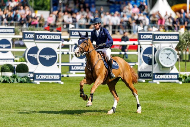RIESENBECK - Longines Global Champions Tour of Riesenbeck 2026, RIESENBECK - Longines Global Champions Tour of Riesenbeck 2026 DEUSSER Daniel (GER), Pepita van T Meulenhof BR Longines GCT Grand Prix of Riesenbeck CSI5* - Int. jumping competition against the clock with jump-off (1.60 m) Riesenbeck, Riesenbeck International 19. July 2026 - *** RIESENBECK Longines Global Champions Tour of Riesenbeck 2026, RIESENBECK Longines Global Champions Tour of Riesenbeck 2026 DEUSSER Daniel GER, Pepita van T Meulenhof BR Longines GCT Grand Prix of Riesenbeck CSI5* International show jumping competition against the clock with a jump-off, 160 m, Riesenbeck, Riesenbeck International, July 19, 2026
