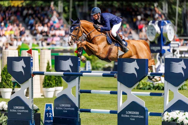RIESENBECK - Longines Global Champions Tour of Riesenbeck 2026, RIESENBECK - Longines Global Champions Tour of Riesenbeck 2026 DEUSSER Daniel (GER), Pepita van T Meulenhof BR Longines GCT Grand Prix of Riesenbeck CSI5* - Int. jumping competition against the clock with jump-off (1.60 m) Riesenbeck, Riesenbeck International 19. July 2026 - *** RIESENBECK Longines Global Champions Tour of Riesenbeck 2026, RIESENBECK Longines Global Champions Tour of Riesenbeck 2026 DEUSSER Daniel GER, Pepita van T Meulenhof BR Longines GCT Grand Prix of Riesenbeck CSI5* International show jumping competition against the clock with a jump-off, 160 m, Riesenbeck, Riesenbeck International, July 19, 2026