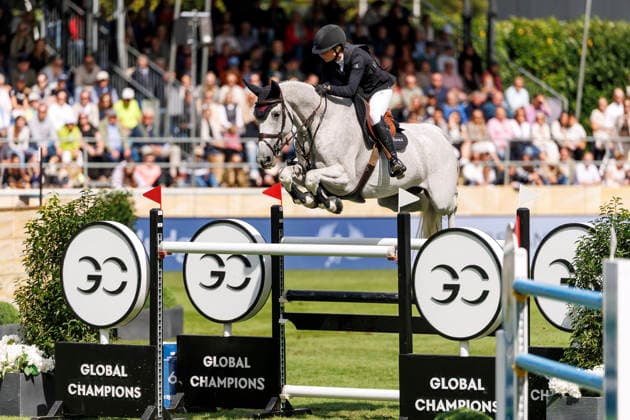 RIESENBECK - Longines Global Champions Tour of Riesenbeck 2026, RIESENBECK - Longines Global Champions Tour of Riesenbeck 2026 HINNERS Sophie (GER), Iron Dames My Prins Longines GCT Grand Prix of Riesenbeck CSI5* - Int. jumping competition against the clock with jump-off (1.60 m) Riesenbeck, Riesenbeck International 19. July 2026 - *** RIESENBECK Longines Global Champions Tour of Riesenbeck 2026, RIESENBECK Longines Global Champions Tour of Riesenbeck 2026 HINNERS Sophie GER, Iron Dames My Prins Longines GCT Grand Prix of Riesenbeck CSI5* International jumping competition against the clock with a jump-off, 160 m, Riesenbeck, Riesenbeck International, July 19, 2026