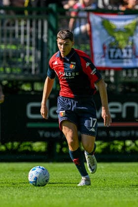 Genoa™s Elias Havel during the friendly match between Genoa and Trento at the Cesare Benatti Stadium in Moena, Italy - Sunday, July 19, 2026. - Soccer .  Copyright: xTanoxPecoraro LaPressex