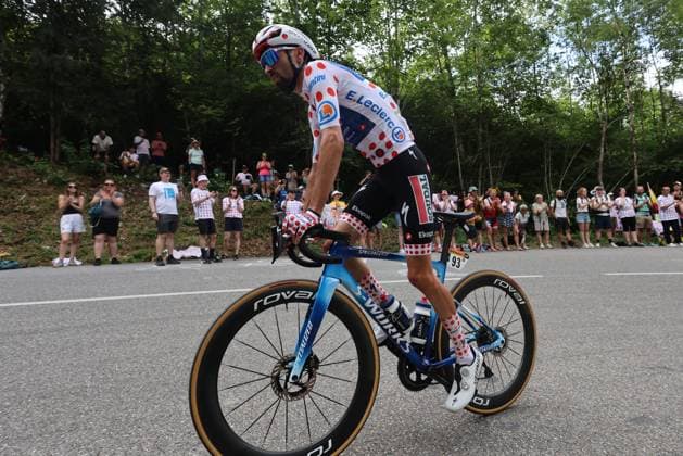 Tour de France 2026 - UCI Cycling Race Pierre Teyssot MAXPPP ; Tour de France 2026 - UCI Cycling Race. Plateau de Solaison, France on July 19, 2026. Valentin Paret Peintre (FRA - Soudal) in the ascent of the Plateau de Solaison during the 15th stage of the 113th edition of the Tour de France cycling race, 183,9 km between Champagnole and Plateau de Solaison, on July 19, 2026. Valentin Paret Peintre Pierre Teyssot Maxppp Plateau de Solaison Haute-Savoie France  Copyright: xMAXPPPxPierrexTeyssotx TEY65570 TEY65570