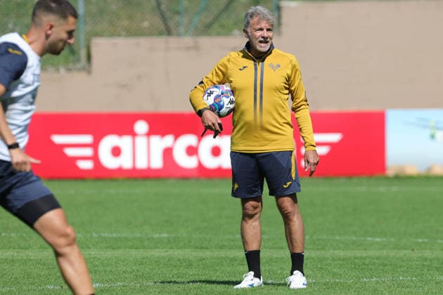 Foto IPP Emanuele Pennacchio Folgaria 19 07 2026 training session the preseason camp 2026-2027 Nella foto Marco Baroni head coach of Hellas Verona FC italyphotopress world copyright Folgaria italy Italia ITALY  Copyright: xR4924_italyphotopressx