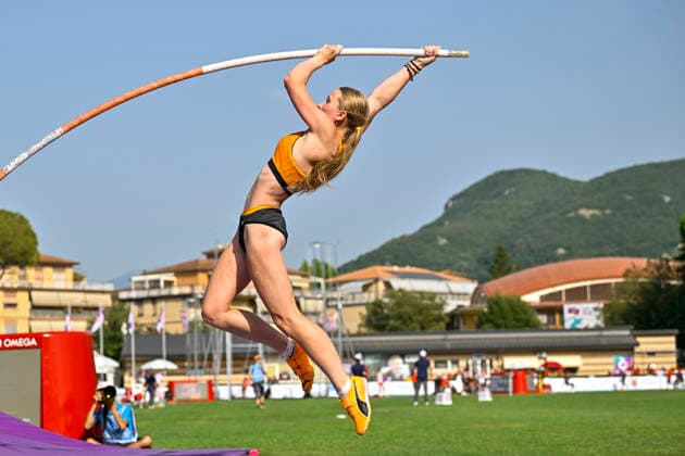 Tessa BOETTNER (Germany, SC Potsdam e.V., Stabhochsprung) ITA, European Atheltics U18 Championships, Athletics, 19.07.2026, ITA, European Atheltics U18 Championships, Athletics, 19.07.2026, *** Tessa BOETTNER, Germany, SC Potsdam e.V., Pole Vault, ITA, European Athletics U18 Championships, Athletics, July 19, 2026, ITA, European Athletics U18 Championships, Athletics, July 19, 2026, Copyright: xEibnerxPressefoto JanxPapenfussx EP_JPS