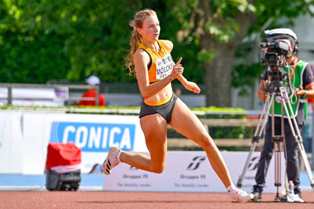 Lea VOELCKER (Germany, Munich Athletics, Hochsprung) ITA, European Atheltics U18 Championships, Athletics, 19.07.2026, ITA, European Atheltics U18 Championships, Athletics, 19.07.2026, *** Lea VOELCKER, Germany, Munich Athletics, High Jump, ITA, European Athletics U18 Championships, Athletics, July 19, 2026, ITA, European Athletics U18 Championships, Athletics, July 19, 2026, Copyright: xEibnerxPressefoto JanxPapenfussx EP_JPS