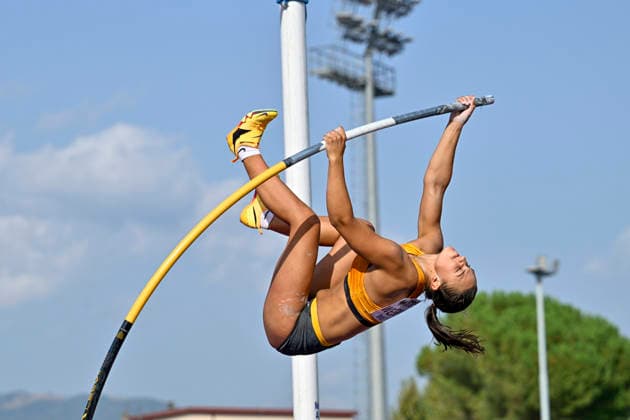 Eva Marie WEISBRODT (Germany, MTG Mannheim, Stabhochsprung) ITA, European Atheltics U18 Championships, Athletics, 19.07.2026, ITA, European Atheltics U18 Championships, Athletics, 19.07.2026, *** Eva Marie WEISBRODT, Germany, MTG Mannheim, Pole Vault, ITA, European Athletics U18 Championships, Athletics, July 19, 2026, ITA, European Athletics U18 Championships, Athletics, July 19, 2026, Copyright: xEibnerxPressefoto JanxPapenfussx EP_JPS