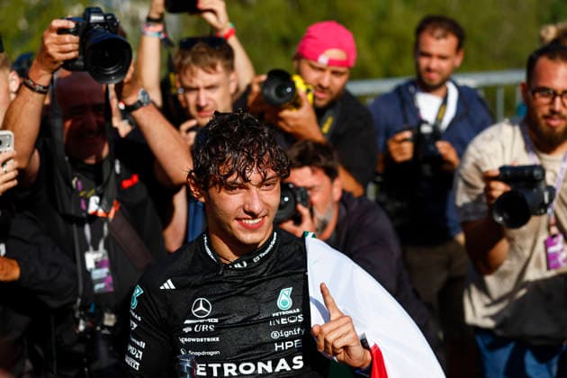 Spa Francorchamps: Motorsport: FIA Formula One World Championship, WM, Weltmeisterschaft Grand Prix of Belgium, Belgien, Spa Francorchamps, GP, on July, 19, 2026, (Photo by Hoch Zwei) 12 KIMI ANTONELLI Andrea (ita), Mercedes AMG F1 Team W17, Celebrating his victory, win, Gewinn, Gewinner Spa Francorchamps Belgium *** Spa Francorchamps Motorsport FIA Formula One World Championship, Belgian Grand Prix, Belgium, Spa Francorchamps, GP, on July 19, 2026, Photo by Hoch Zwei 12 KIMI ANTONELLI Andrea (ITA), Mercedes AMG F1 Team W17, Celebrating his victory, win, winner, Spa Francorchamps, Belgium