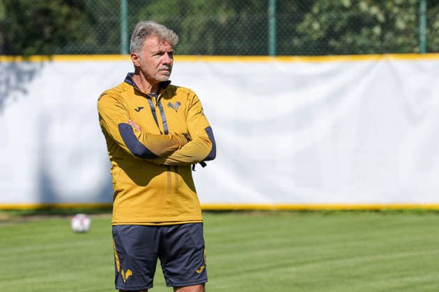 Foto IPP Emanuele Pennacchio Folgaria 19 07 2026 training session the preseason camp 2026-2027 Nella foto Marco Baroni head coach of Hellas Verona FC italyphotopress world copyright Folgaria italy Italia ITALY  Copyright: xR4924_italyphotopressx