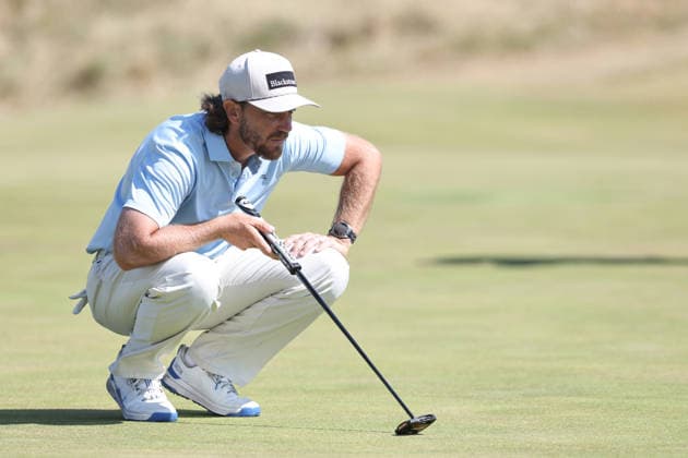RECORD DATE NOT STATED 19th July 2026; Royal Birkdale Golf Club, Southport, Merseyside, England; The Open Championship Final Day; Tommy Fleetwood (ENG) putting for a birdie on the 8th hole DavidxBlunsden