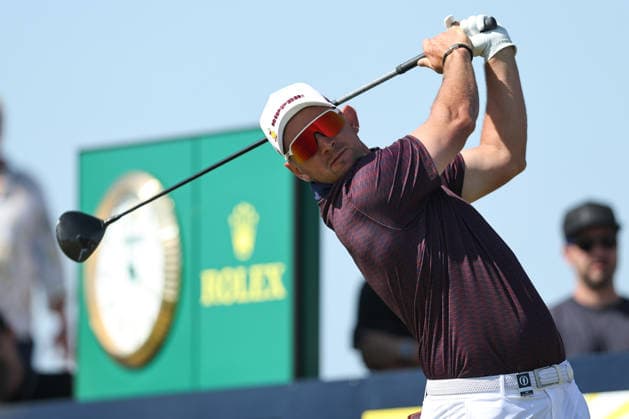 RECORD DATE NOT STATED 19th July 2026; Royal Birkdale Golf Club, Southport, Merseyside, England; The Open Championship Final Day; Lucas Herbert (AUS) plays from the tee at the 9th hole DavidxBlunsden