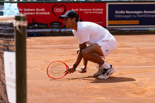 Tennis, 2nd Bundesliga, HTC Blau-Weiß Krefeld v Bremer TC