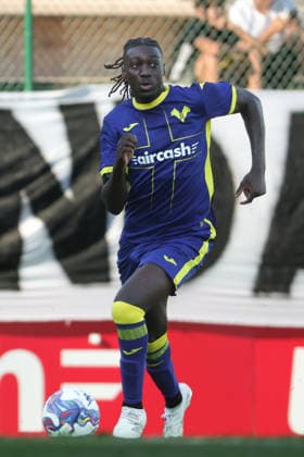 IPA86813372 - Ruben Akale of Hellas Verona FC during the friendly match between Hellas Verona and Rovereto at the Sporting Center La Pineta on July 19, 2026, in Folgaria, VI.  Copyright: xEmanuelexPennacchio IPAxSportx xx 86813372