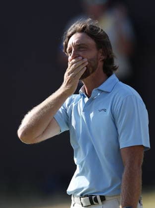 154th Open Golf Championships - Round 4 Tommy Fleetwood of England gestures to the crowd after his fourth round at the British Open Golf Championships at Royal Birkdale in Southport, Britain, 19 July 2026. SOUTHPORT UNITED KINGDOM  Copyright: xADAMxVAUGHANx